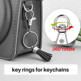 120PCS Swivel Snap Hook Set - Keychain Lanyard, Crafts, Jewelry Making