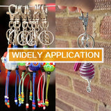 120PCS Swivel Snap Hook With Key Chain Rings Set