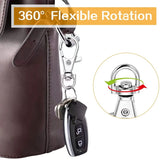 120PCS Swivel Snap Hook with Key Chain Rings Set for Keychain Lanyard