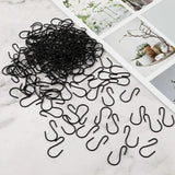 120Pcs 1-Inch Mini S-Shaped Hooks Black