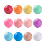 120Pcs 20mm Opaque Acrylic Beads Mixed for Jewelry Making