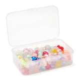 120Pcs Easter Acrylic Beads Rabbit Head 15.5x12x9.5mm