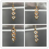 120Pcs Square Flower Star Heart KC Crystal Charms