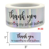 120Pcs Thank You for Supporting my Small Business Wedding Labels