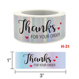 120Pcs Thank You for Supporting my Small Business Wedding Labels