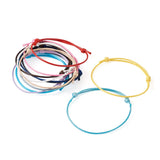 120Pcs Adjustable Waxed Polyester Cord for Bracelet Making