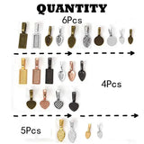 120Pcs Spoon Glue on Bail Earring Necklace Pendant Bails