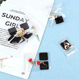 120Pcs Clear Zipper Jewelry Bags with Anti-Tarnish Paper Strips