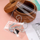 120Pcs Clear Plastic Jewelry Bags Anti Tarnish Strips Sets