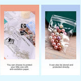 120Pcs Clear Plastic Jewelry Bags Anti Tarnish Strips Sets