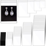 120Pcs Clear Plastic Jewelry Bags Anti Tarnish Strips Sets