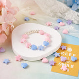 120Pcs Heart & Star Candy Acrylic Beads Kit