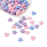 120Pcs Heart & Star Candy Acrylic Beads Kit