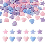 120Pcs Heart & Star Candy Acrylic Beads Kit