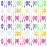 120Pcs Plastic Tweezers For Kids Beads Projects Craft Science School DIY