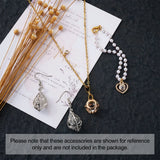 120Pcs Rhinestone Pendants Links Mixed Charms For Bracelet Necklace Jewelry
