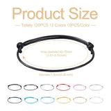 120Pcs Bracelet Making Waxed Cord DIY Jewelry Supplies Mixed