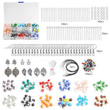 120X Mixed Mushroom Charm Bead Spacer for Jewelry Making