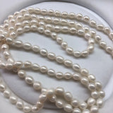 Orange Purple Freshwater Pearl Necklace 7-8mm