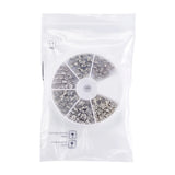 120pc Mixed Flower Tibetan Style Alloy Bead Spacers 4.5~7x3~3.5mm