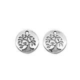 120pcs Tree Pendant Charms for Jewelry Making