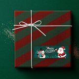 120pcs Christmas Tree Santa Merry Christmas Stickers for Wrapping Decor