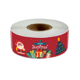 120pcs Christmas Tree Santa Merry Christmas Stickers for Wrapping Decor
