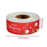 120pcs Christmas Tree Santa Merry Christmas Stickers for Wrapping Decor
