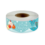 120pcs Christmas Tree Santa Merry Christmas Stickers for Wrapping Decor