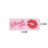 120pcs Foil Thank You Stickers for Small Business 2.5x7.5cm