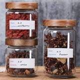 120pcs Kitchen Food Storage Marked Labels Daily Packaging Supplies