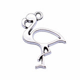 120pcs 20x24mm Flamingo Charm Jewelry Making Antique Silver Bronze