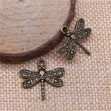 Dragonfly Charm Pendant for DIY Jewelry Making