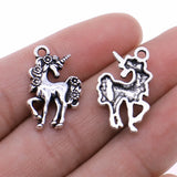 120pcs 23x15mm Horse Unicorn Pendants DIY Jewelry Making Findings