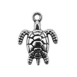 120pcs 23x17mm Antique Turtle Pendant Charms