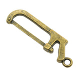 120pcs 30x9mm Saw Charm Antique Bronze Pendant Jewelry Accessories