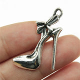 120pcs High Heels Shoe Pendant Charm
