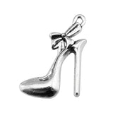 120pcs High Heels Shoe Pendant Charm