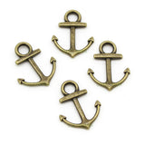 120pcs Antique Bronze Sailing Nautical Charms 19x15mm