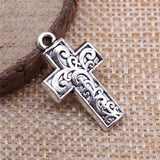120pcs Cross Charms for Jewelry Making DIY Findings