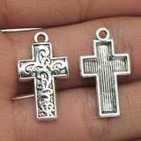 120pcs Cross Charms for Jewelry Making DIY Findings