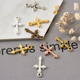 Alloy Cross Pendants 120pcs/Box 6 Colors 20pcs/Color