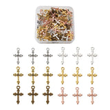 Alloy Cross Pendants 120pcs/Box 6 Colors 20pcs/Color