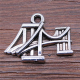 120pcs Suspension Bridge Antique Charms 17x23mm DIY Jewelry Accessories
