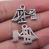 120pcs Suspension Bridge Antique Charms 17x23mm DIY Jewelry Accessories