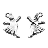 120pcs Boo! Halloween Ghost Charms for DIY Jewelry Making