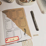120pcs Cartoon Self-adhesive Stickers for Kitchen Food Storage