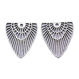 120pcs Jewelry Findings Craft Hollow Earrings Pendant Charms