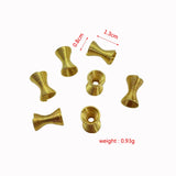 120pcs Funnel Shape Spacer Beads Caps for DIY Jewelry Making