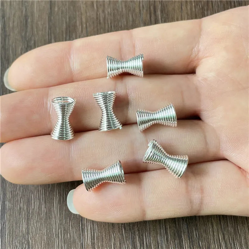 120pcs Funnel Shape Spacer Beads Caps for DIY Jewelry Making